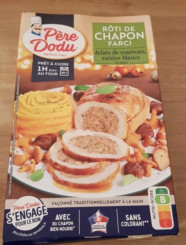 Rôti de chapon farci
