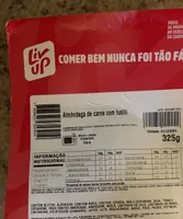 Almôndega de carne com fusilli