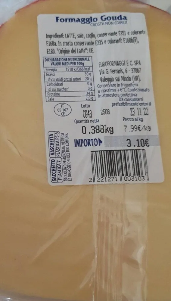 Formaggio Gouda
