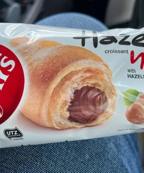 Hazelnut croissant
