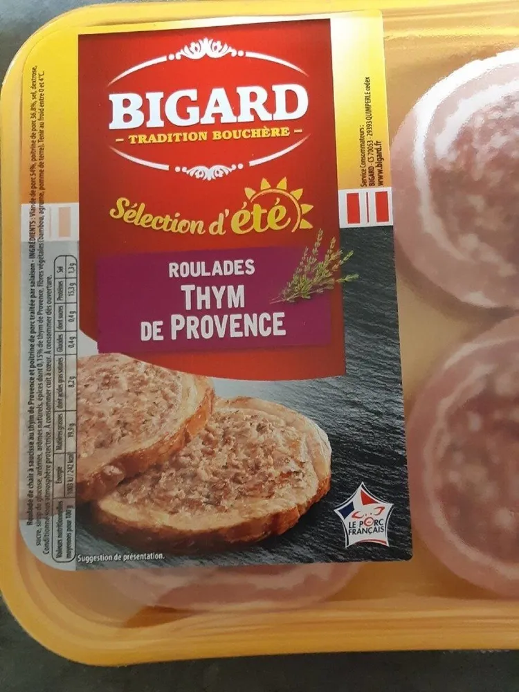 Roulade thym de Provence