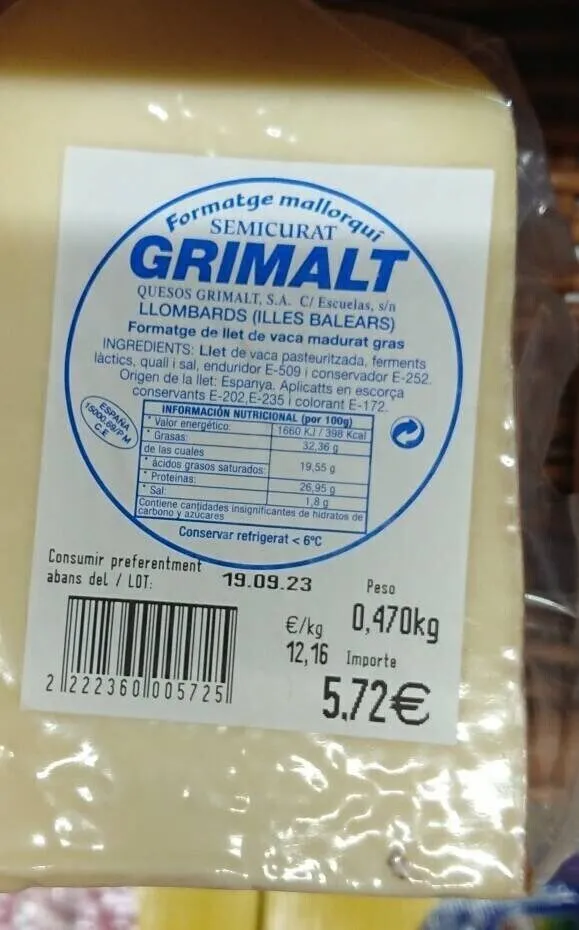 Queso Grimalt Semi