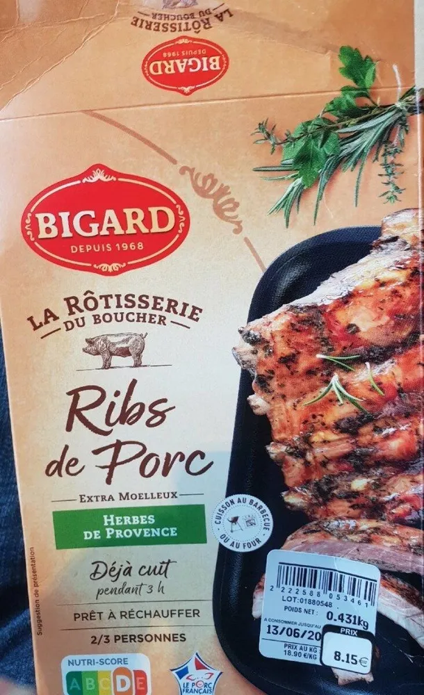 Ribs de porc