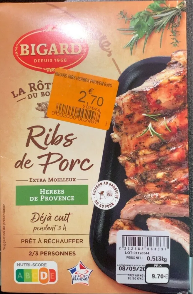 Ribs de porc
