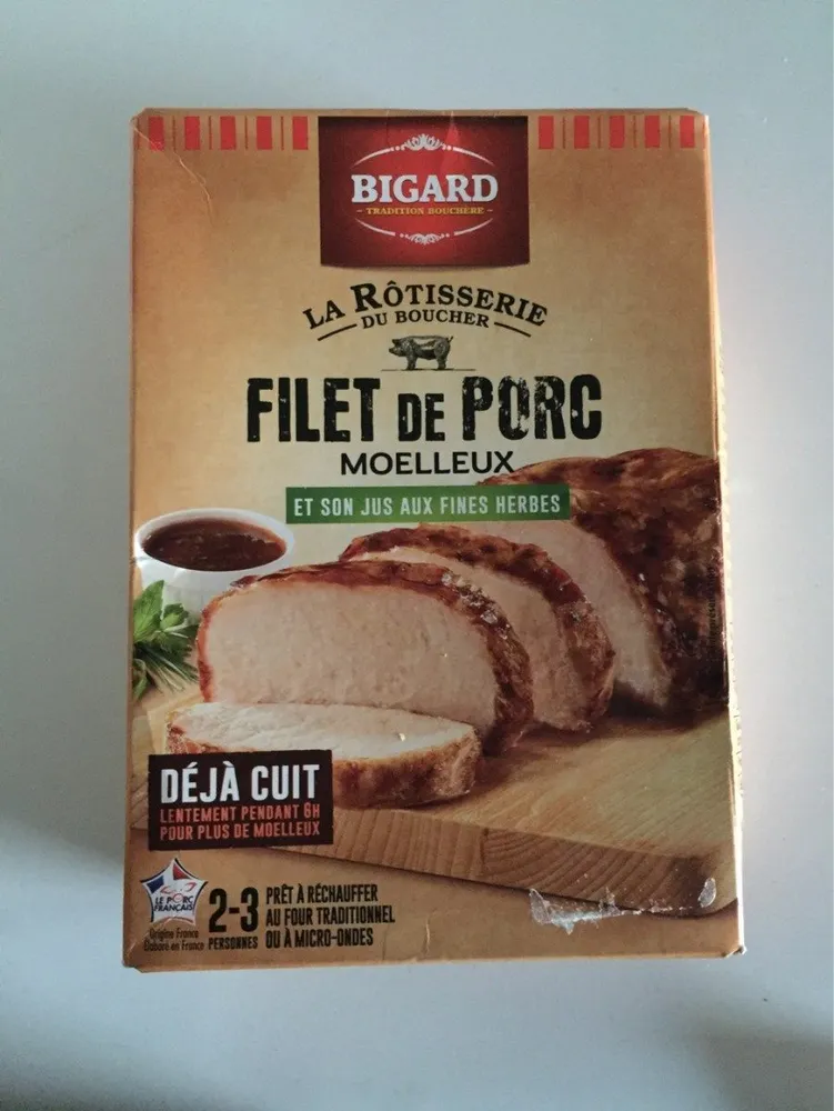 Filet de porc Moelleux