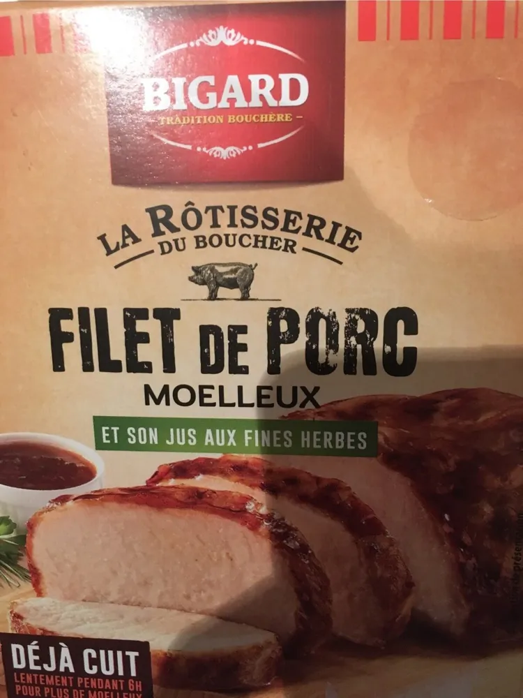 Filet de porc moelleux