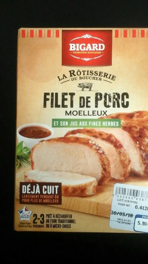 Filet de porc