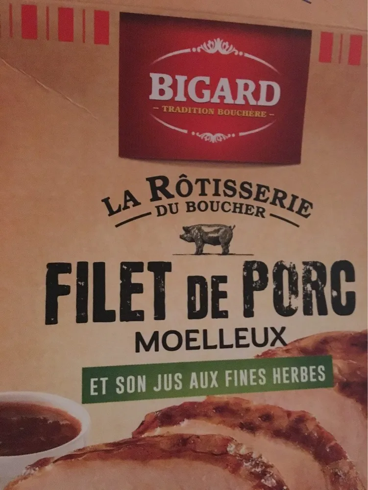Filet de porc moelleux et son jus aux fines herbes