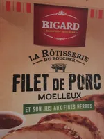 Filet de porc moelleux et son jus aux fines herbes