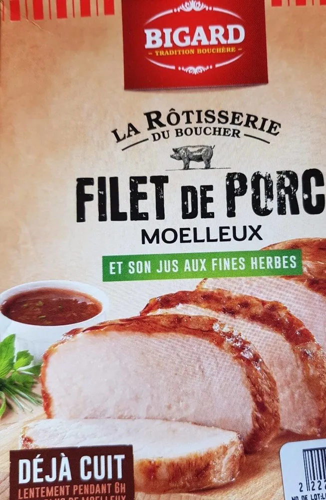 Filet de porc moelleux