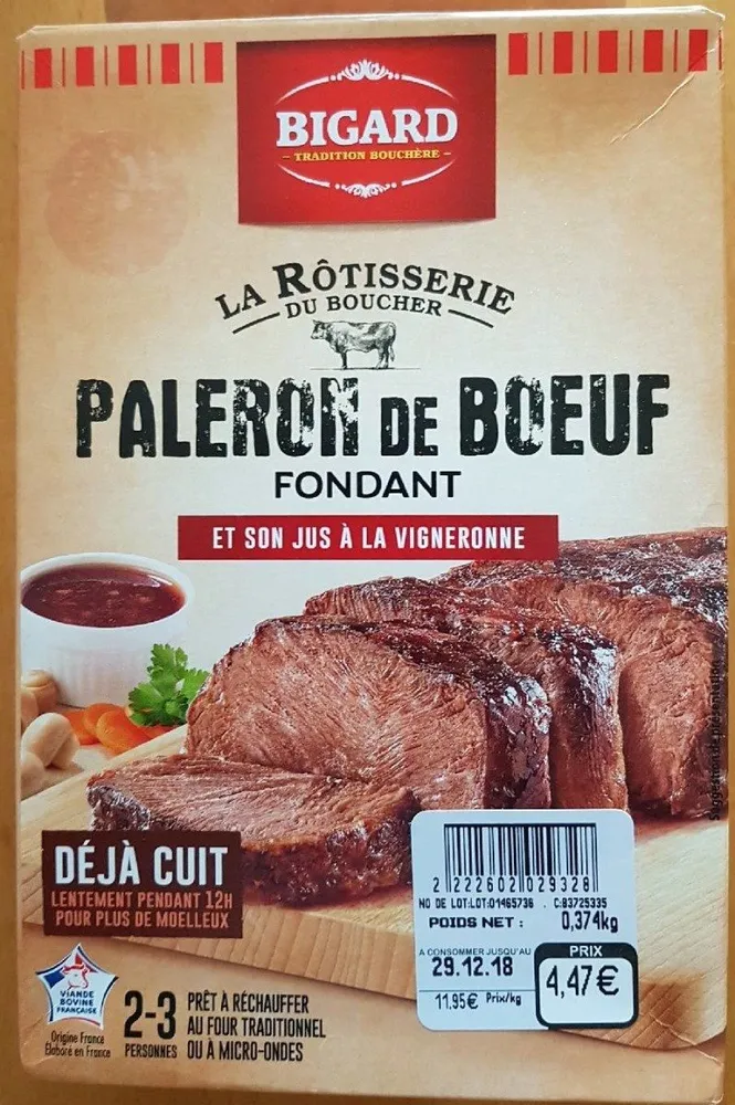 Parleron de boeuf fondant