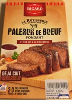 Paleron de boeuf fondant et son jus à la vigneronne