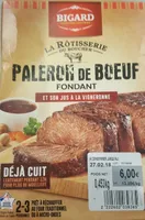 Paleron de bœuf fondant