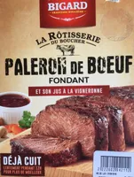 Paleron de boeuf fondant et son jus à la vigneronne