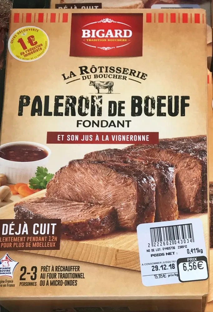 Paleron de boeuf