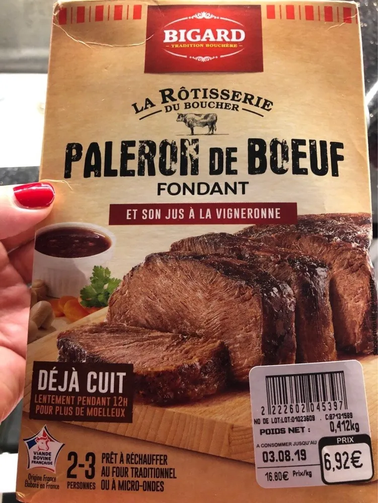 Paleron de boeuf