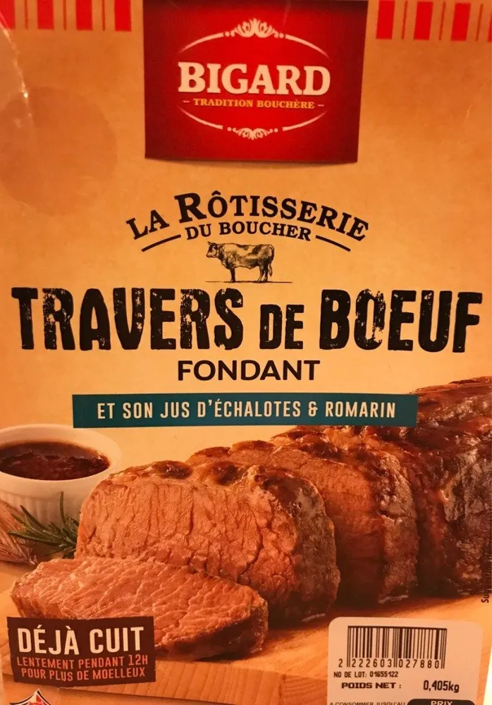 Travers de boeuf fondant