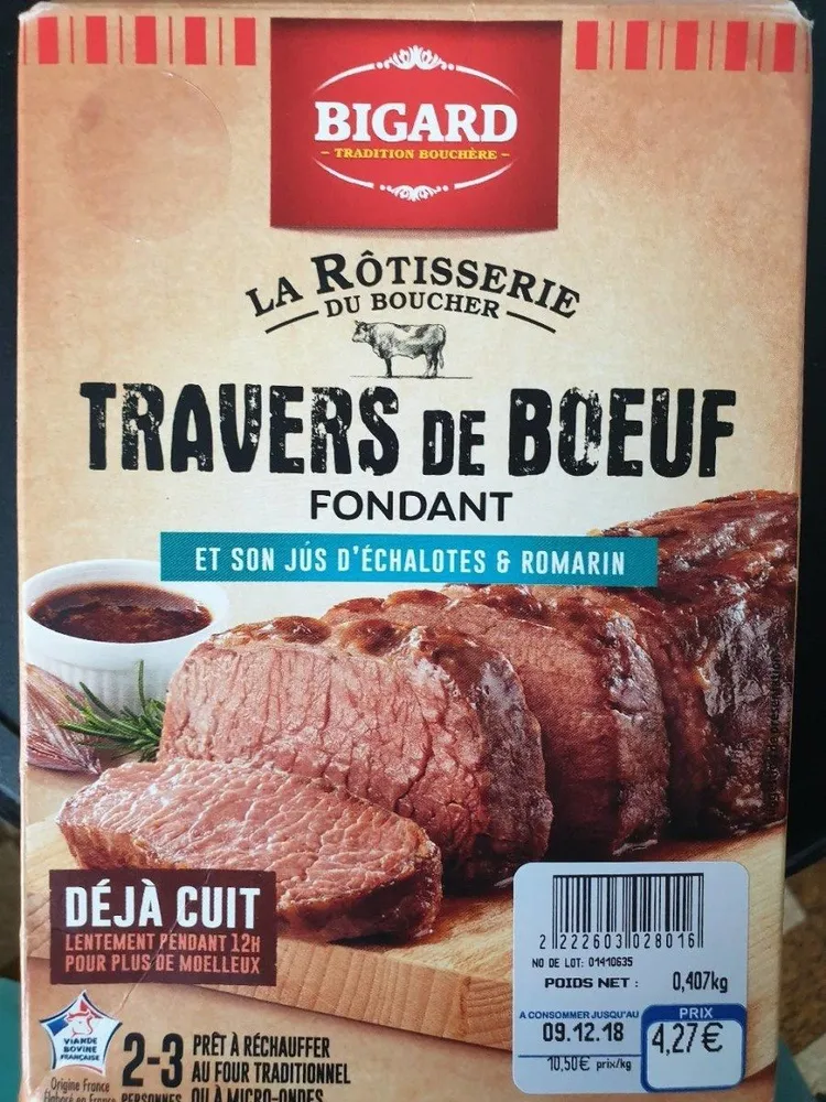 Travers de bœuf