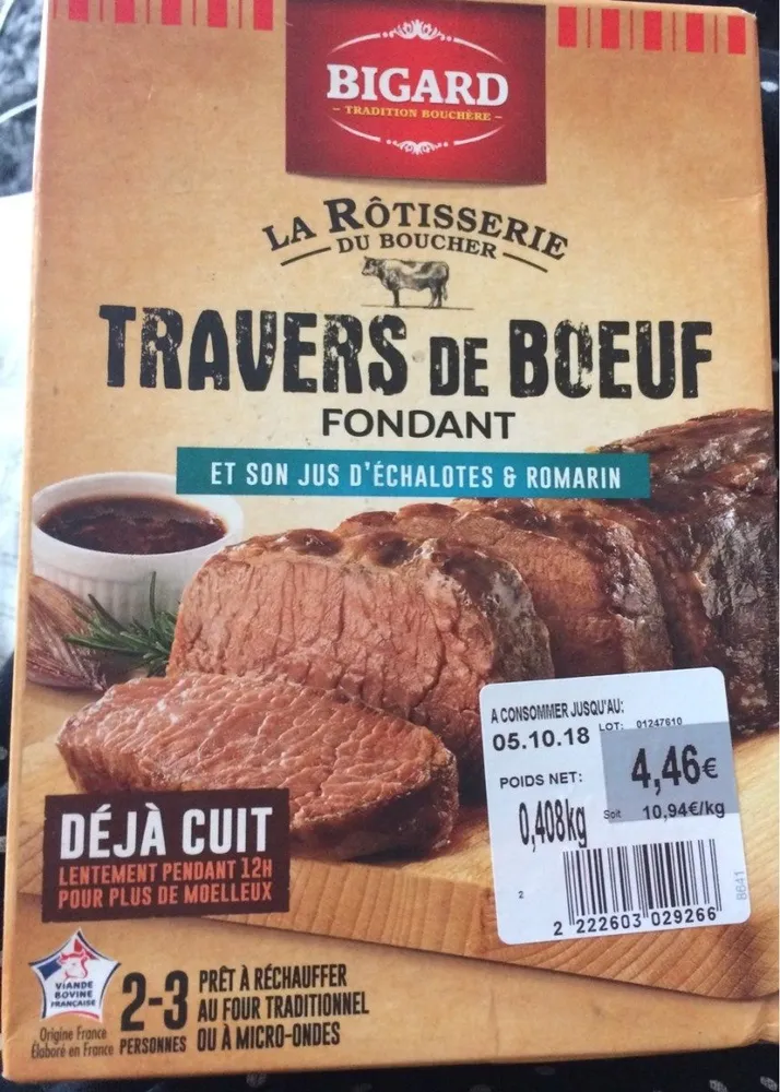 Travers de boeuf