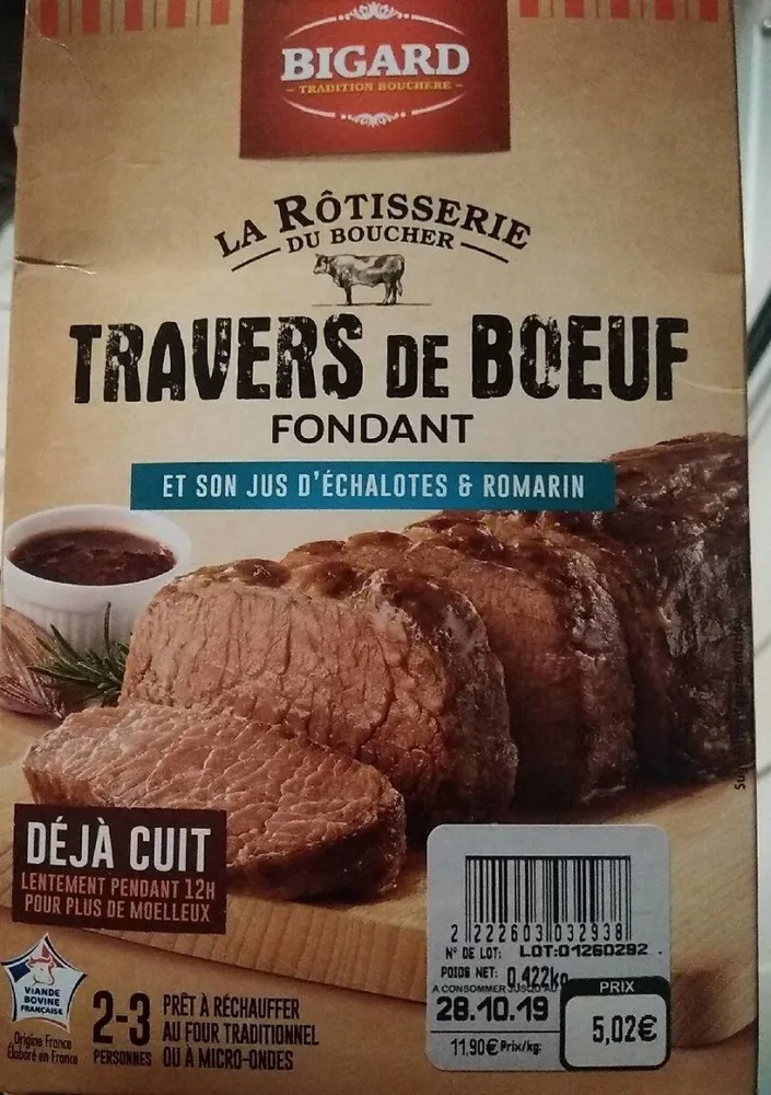 Travers de boeuf