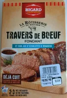 Travers de bœuf, jus échalotes romarin