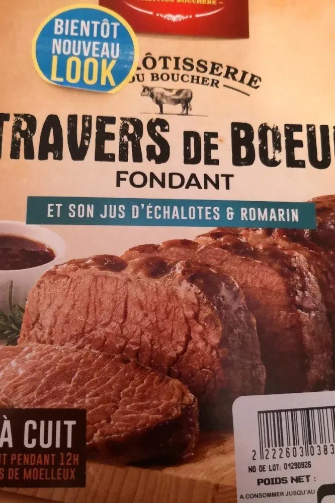Travers de Bœufs Fondant et son jus d'échalotes & romarin