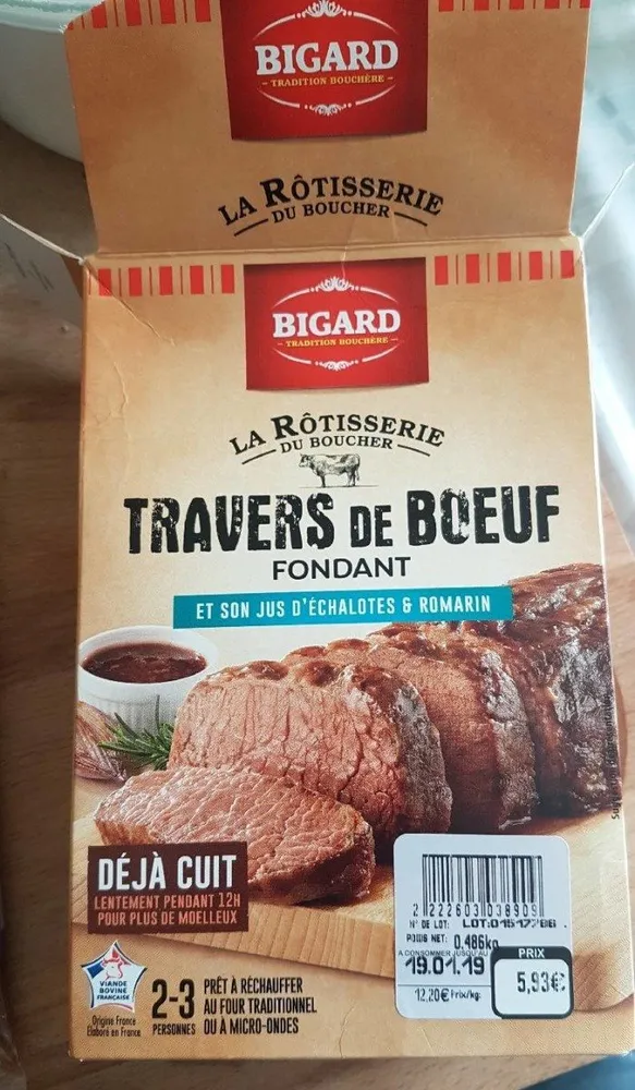 Travers de boeuf