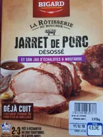 JARRET DE PORC DESOSSE ET SON JUS D'ÉCHALOTES ET MOUTARDE