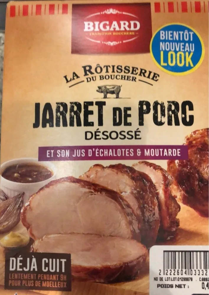 Jarret de porc desossé