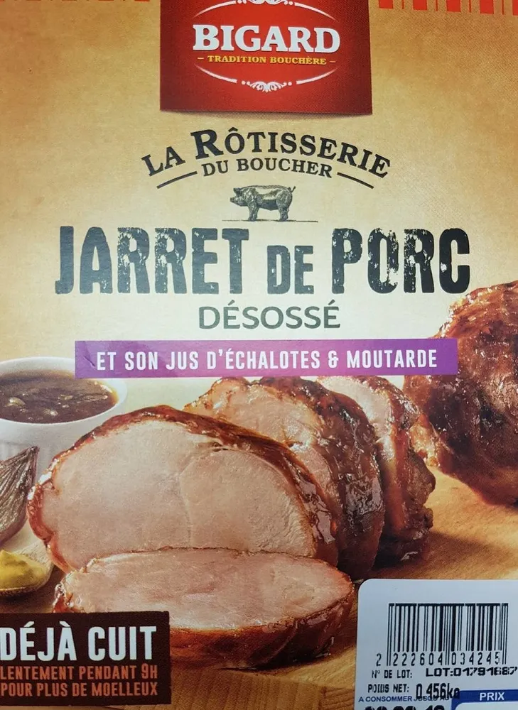 Jarret de porc désossé