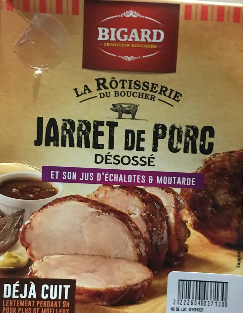 Jarret de porc désossé