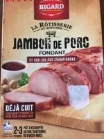 Jambon de porc fondant