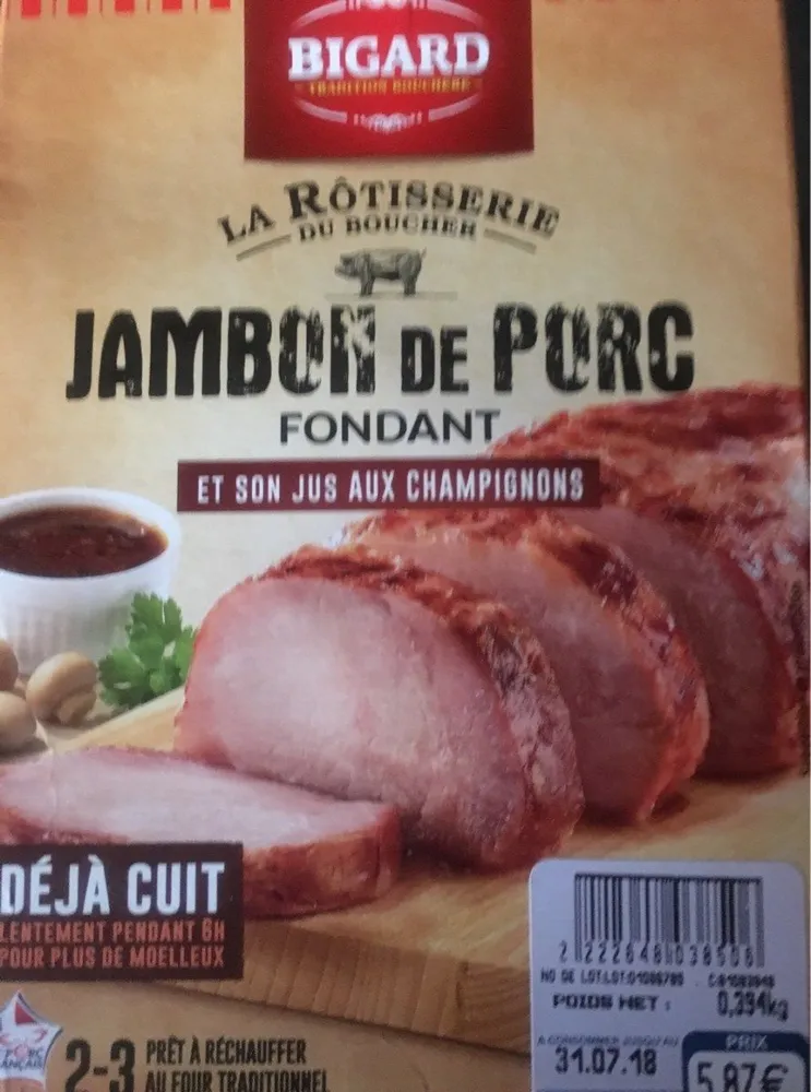 Jambon de porc