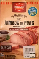 Jambon de Porc Moelleux et son Jus de Champignons