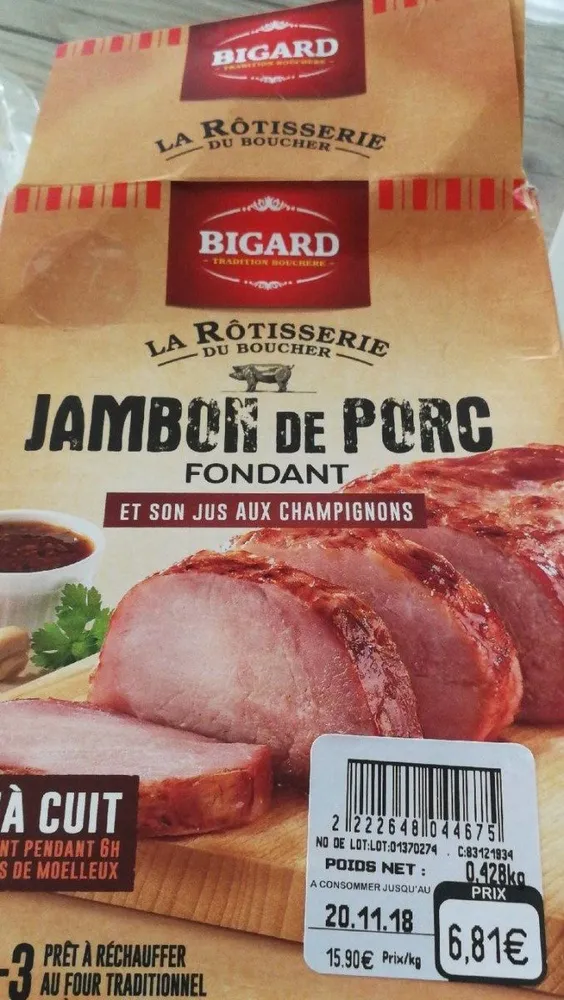 Jambon de porc