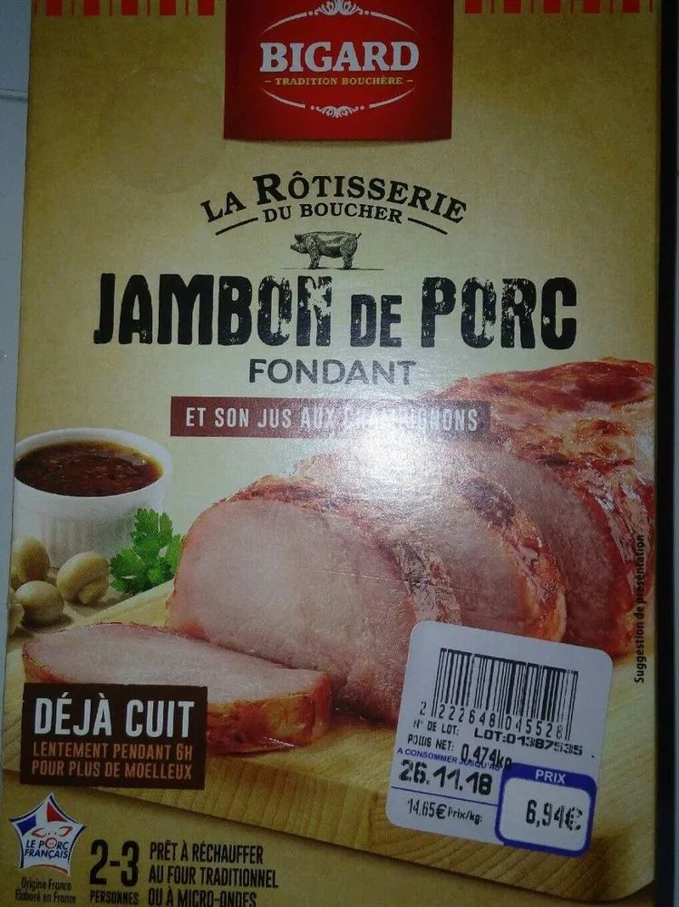 Jambon de porc