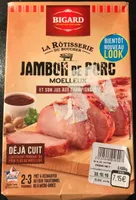 La rotisseriejambon de porc moelleux et son jus de champignons
