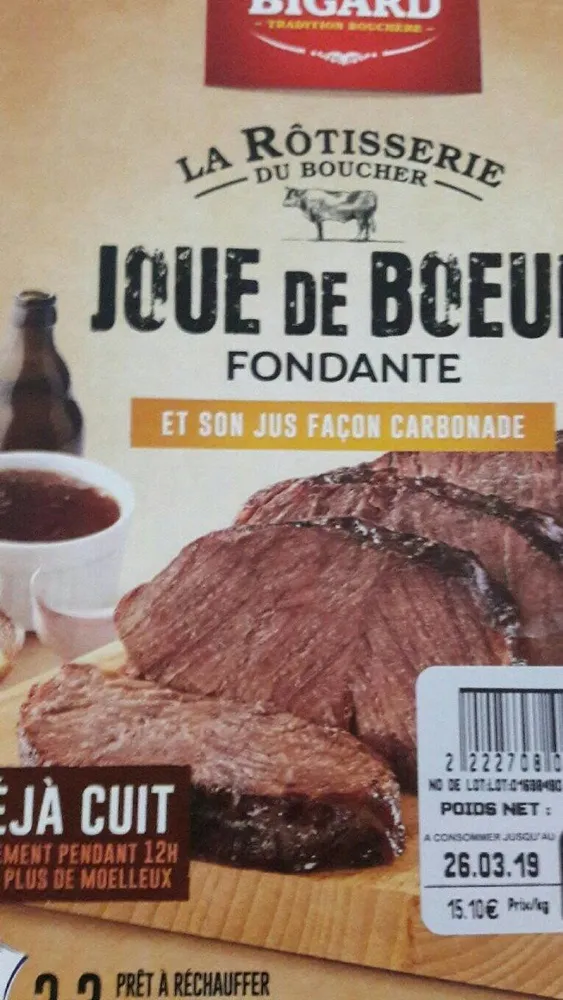 Joue de boeuf fondante