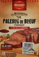 Paleron de boeuf fondant et son jus à la vigneronne