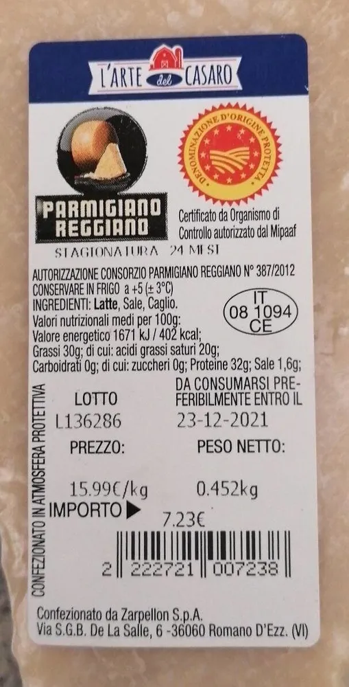 Parmigiano reghiano