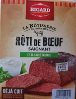 Rôti de bœuf saignant