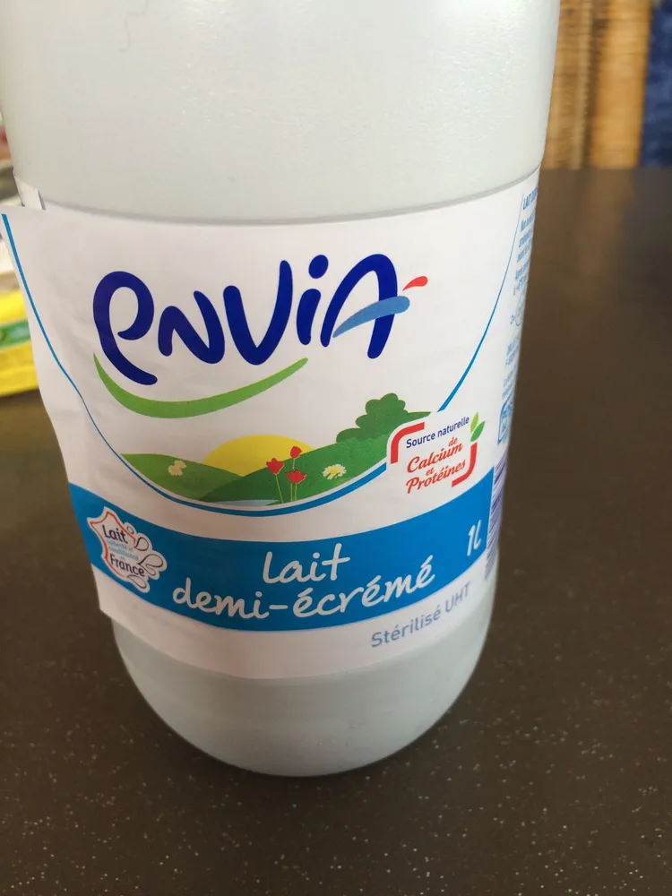 Lait demi écrémé