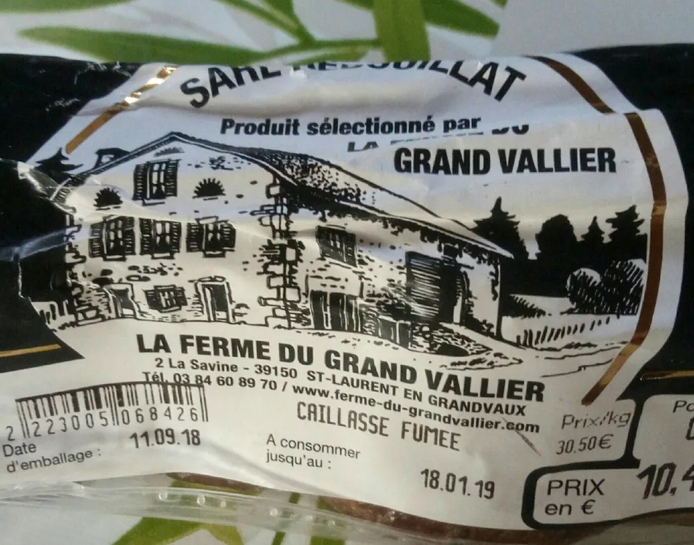 Caillasse fumée