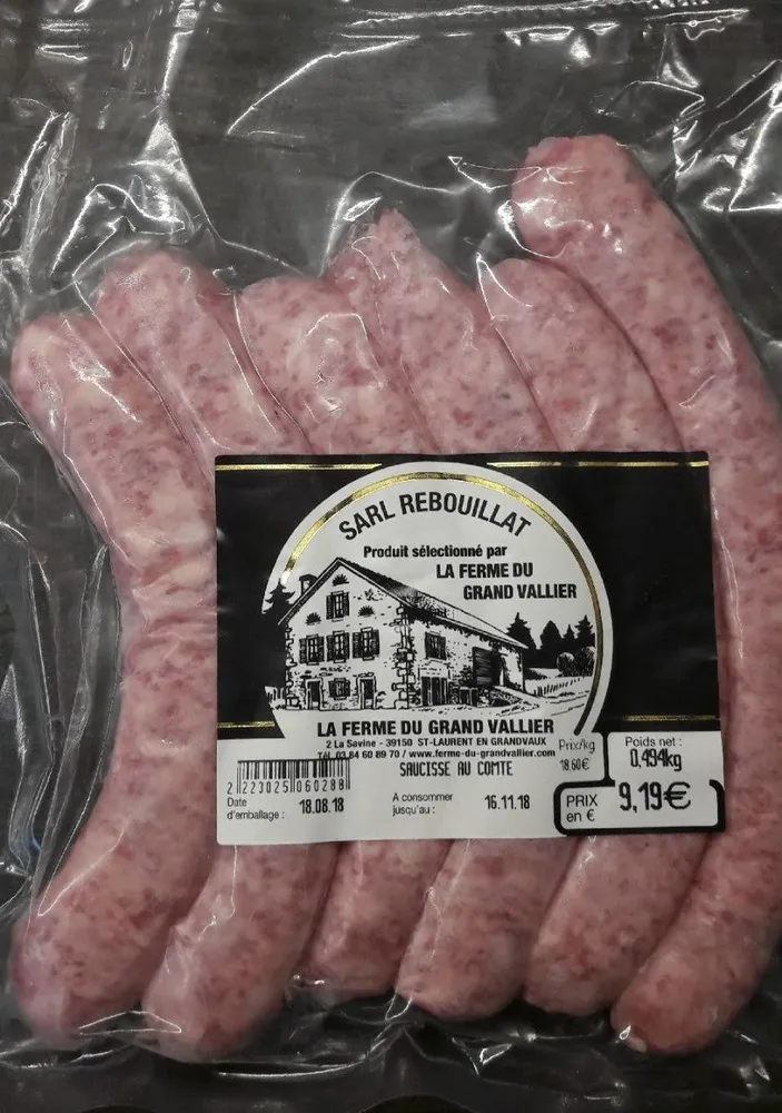 Saucisse au comté