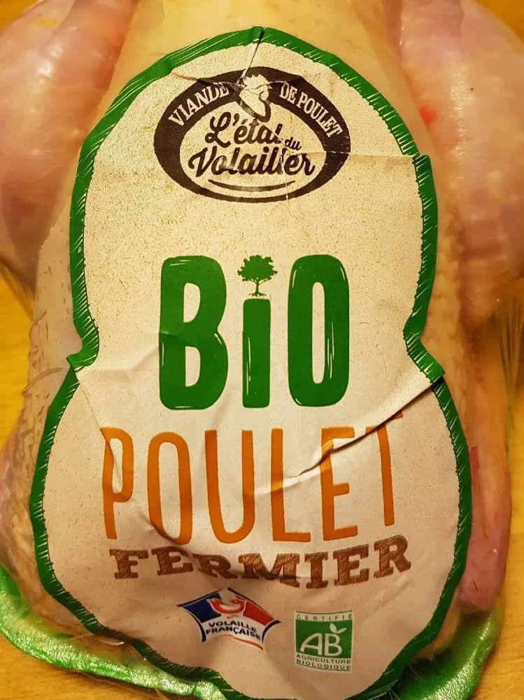 Poulet jaune bio