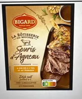 Souris d’agneau et son jus à l’ail et au romarin