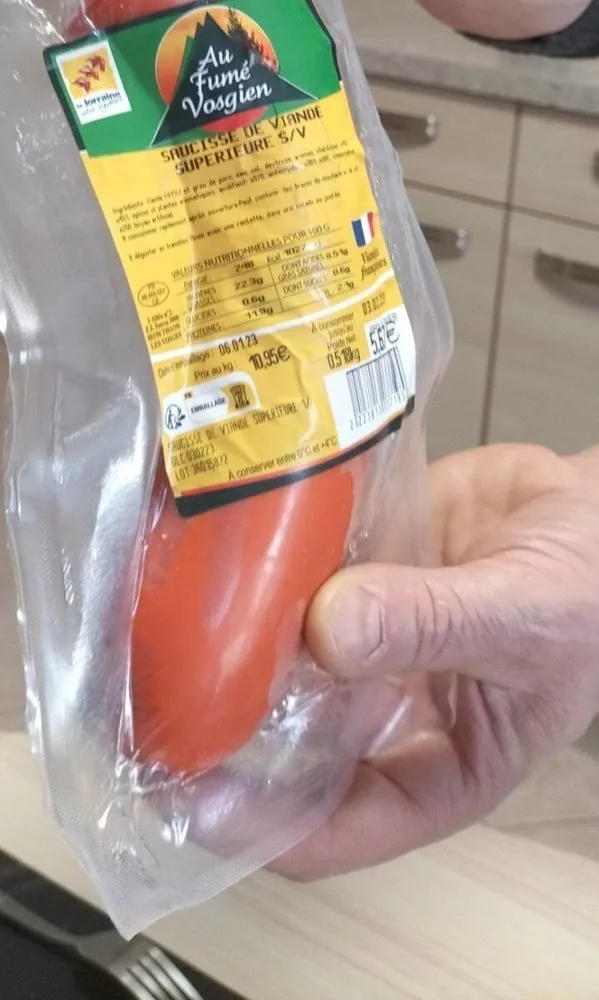 Saucisse de viande supérieur