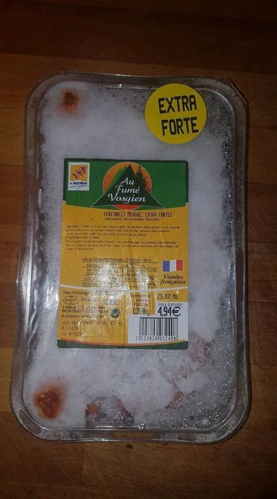 Véritables merguez extra fortes