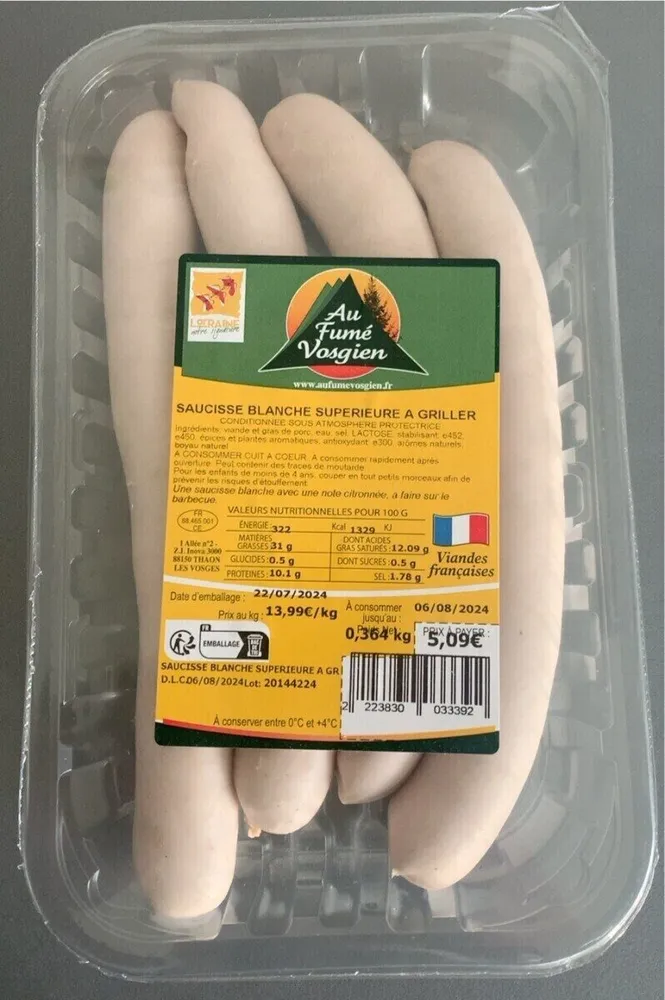 Saucisse blanche