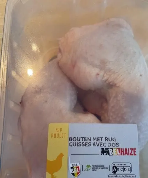 Cuisse de poulet avec dos